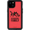 Disney The Incredibles Family Sillhouette iPhone 15 Plus Waterproof Case